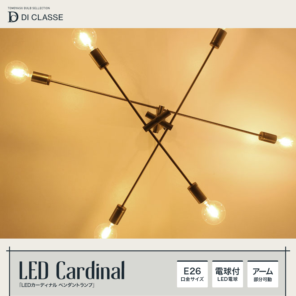 LED Cardinal pendant lamp LEDカーディナル ペンダントランプ アンティークブラウン