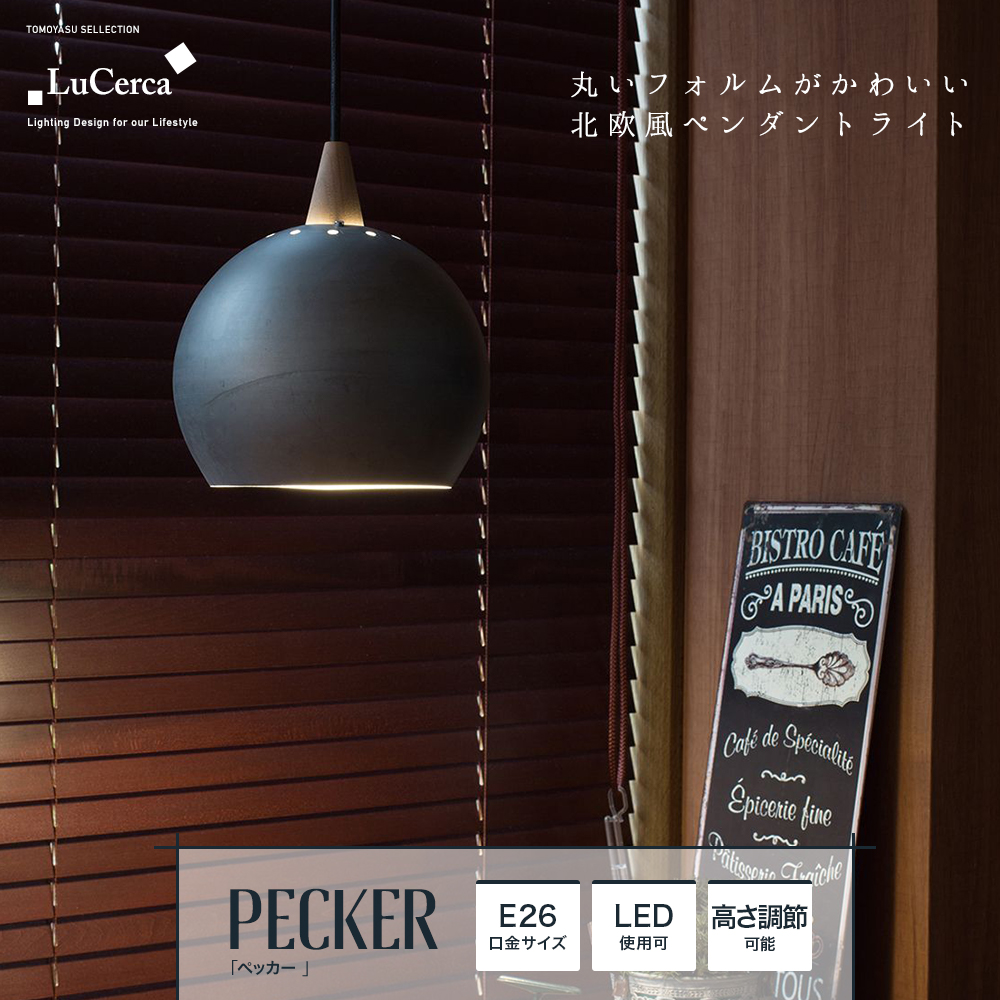Lu Cerca PECKER ペッカー 1灯ペンダントライト