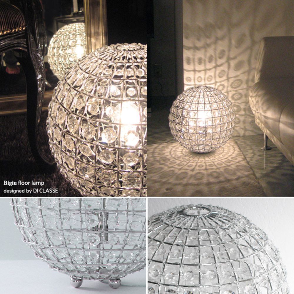 Di Classe Barocco Bigiu ビジュ フロアランプ 照明 インテリアのアカリラボ スタイルダート 友安製作所